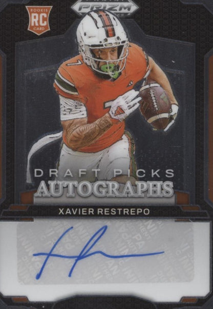Xavier Restrepo 2025 Panini Prizm Draft Picks Autographs RC Auto #DPA-XRO