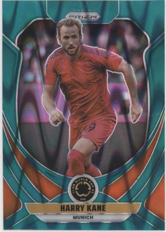Harry Kane 2025 Panini Prizm FIFA Club World Cup Teal Seismic Prizm 14/49 #43