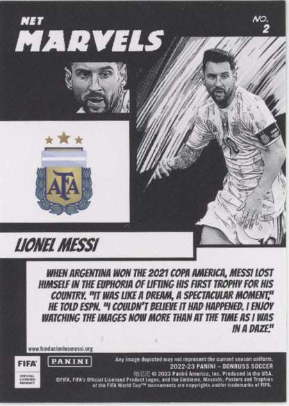 Lionel Messi 2022-23 Panini Donruss Net Marvels #2