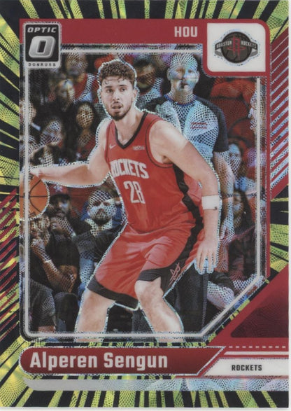 Alperen Sengun 2024-25 Panini Donruss Optic Electricity International 69/75 #49