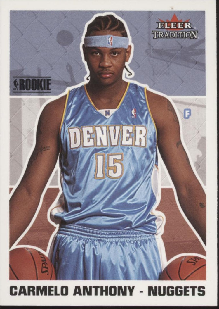Carmelo Anthony 2003-04 Fleer Tradition RC #263