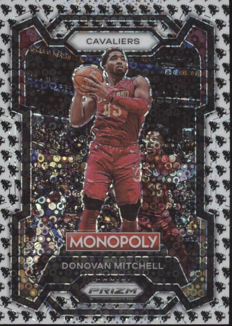 Donovan Mitchell 2023-24 Panini Prizm White Fast Break Prizm #19