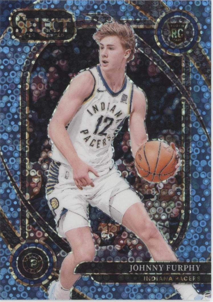 Johnny Furphy 2024-25 Panini Select Blue Fast Break Prizm 41/99 #297