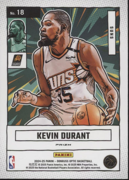 Kevin Durant 2024-25 Panini Donruss Optic Net Marvels Prizm #18