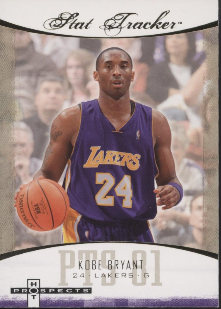 Kobe Bryant 2007-08 Fleer Hot Prospects Stat Tracker #ST-22