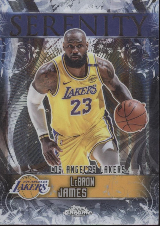 LeBron James 2025-26 Topps Chrome Serenity #SY-2