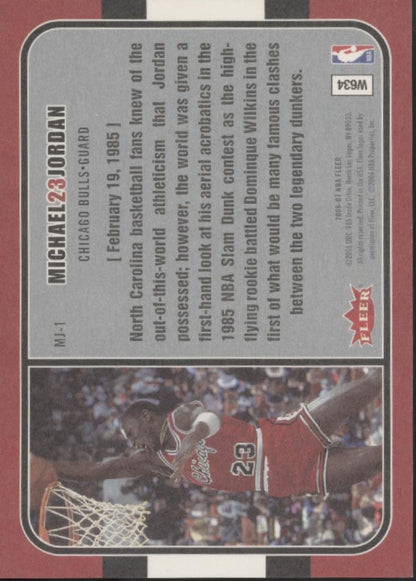 Michael Jordan 2006-07 Fleer Greatest Moments #MJ-1