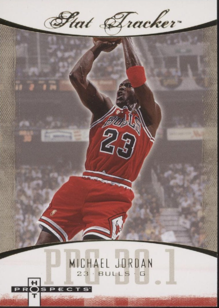 Michael Jordan 2007-08 Fleer Hot Prospects Stat Tracker #ST-26