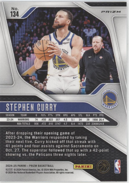 Stephen Curry 2024-25 Panini Prizm Wave Prizm #134