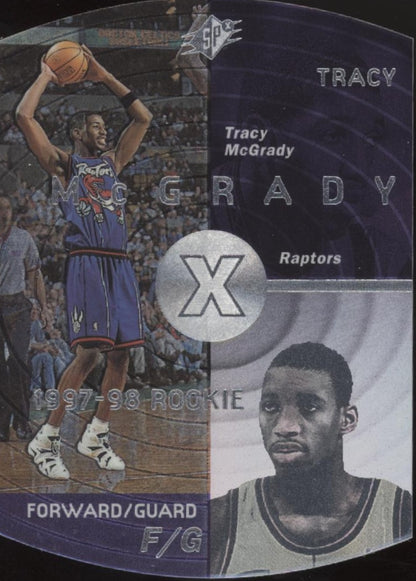 Tracy McGrady 1997-98 Upper Deck SPX Die-Cut RC #42