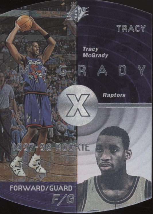 Tracy McGrady 1997-98 Upper Deck SPX Die-Cut RC #42