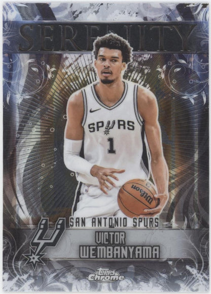 Victor Wembanyama 2025-26 Topps Chrome Serenity #SY-1