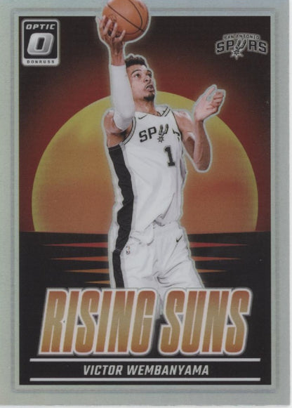Victor Wembanyama 2024-25 Panini Donruss Optic Rising Suns Prizm #19