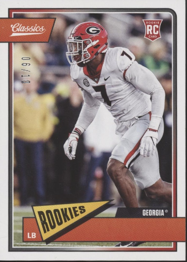 Lorenzo Carter 2018 Panini Classics No Name RC 06/10 #282