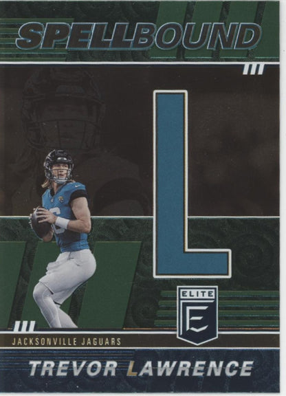 Trevor Lawrence 2022 Panini Donruss Elite Spellbound "LAWRENCE" Lot