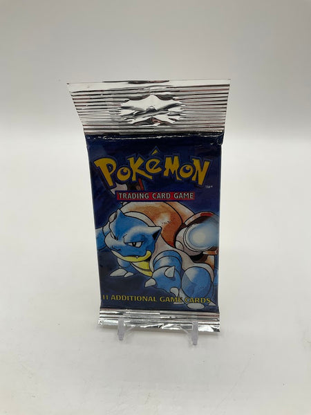 pokemon booster box blastoise Pokemon Base Set Blastoise Booster Pack 21.00g