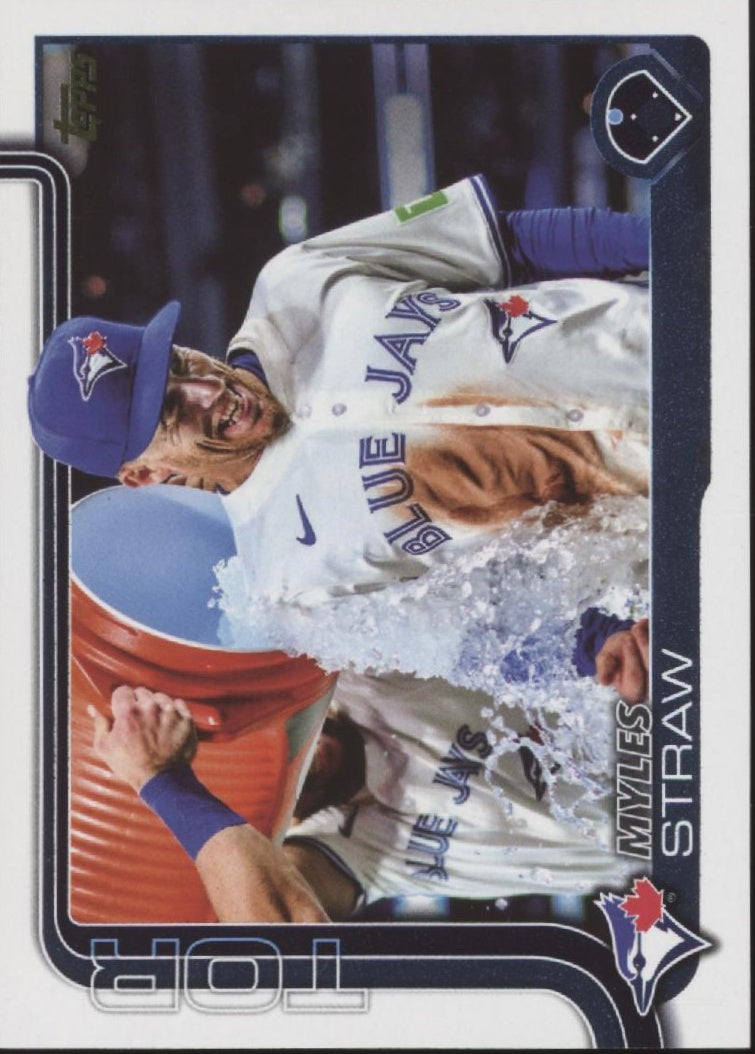 Myles Straw 2025 Topps Update Series Image Variation #US340