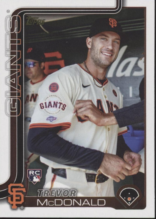 Trevor McDonald 2025 Topps Series 2 Image Variation RC #357