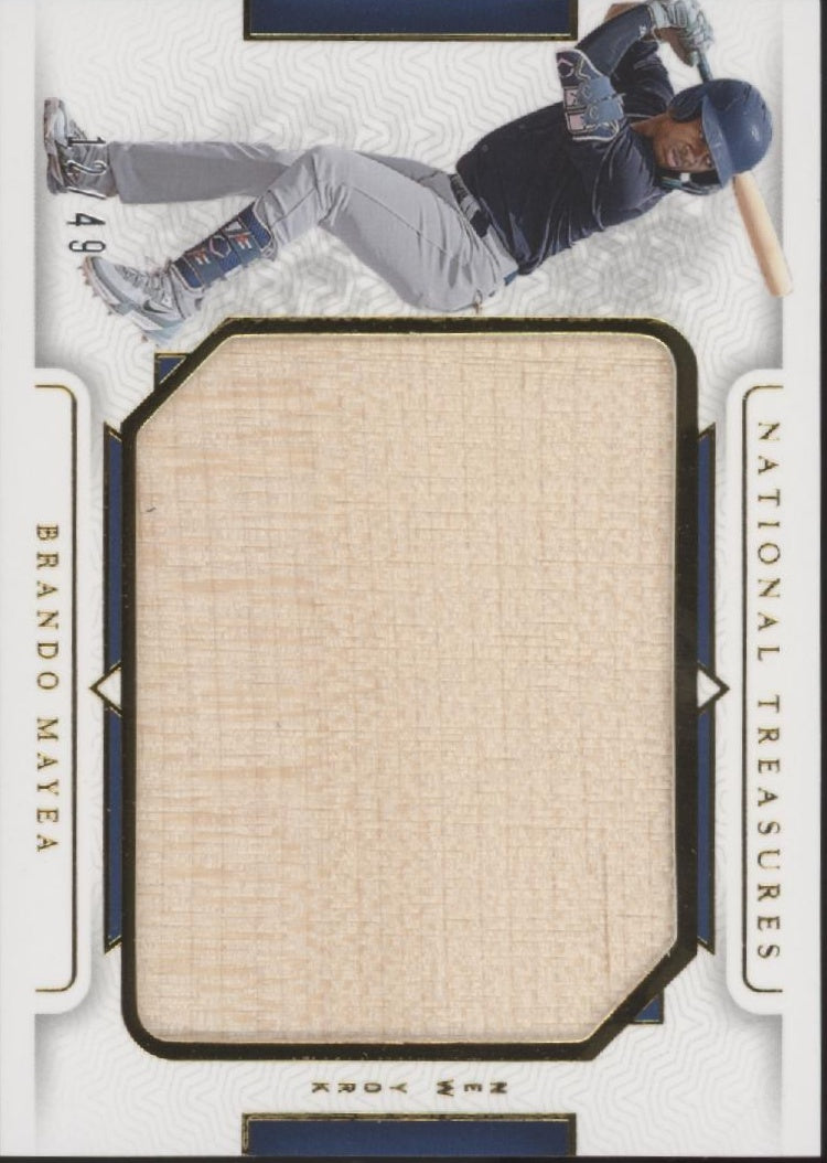 Brando Mayea 2024 Panini National Treasures Bat Relic 12/49 #PJL-BM