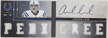 Andrew Luck 2013 Panini Playbook Red Swatch Auto 41/99 #1