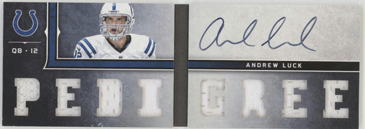 Andrew Luck 2013 Panini Playbook Red Swatch Auto 41/99 #1