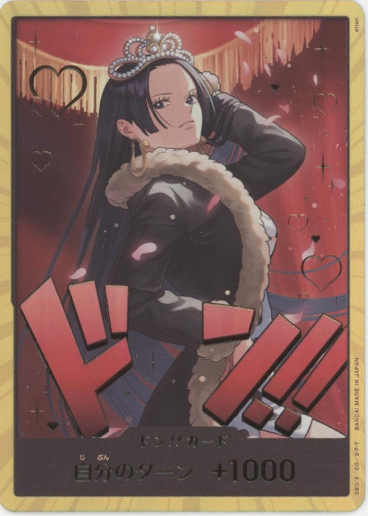 Boa Hancock One Piece Card Game DON!! Card Gold Japanese