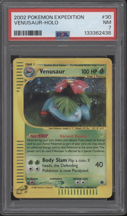 Venusaur Pokemon Expedition Holo #30 PSA 7