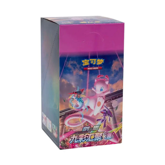 Pokemon Chinese Yuan Mew Nine Colors Gathering Slim Booster Box CS4bC