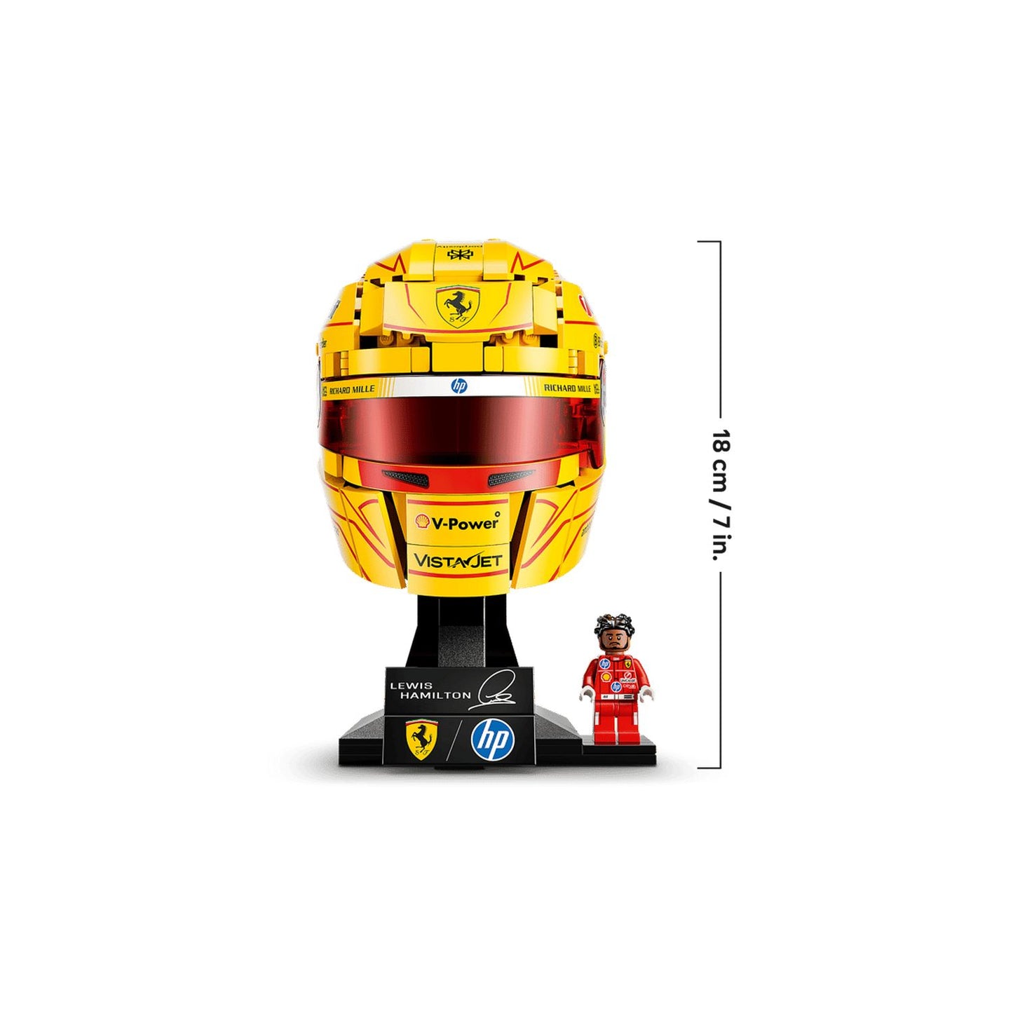 LEGO Scuderia Ferrari HP Lewis Hamilton Helmet 43022