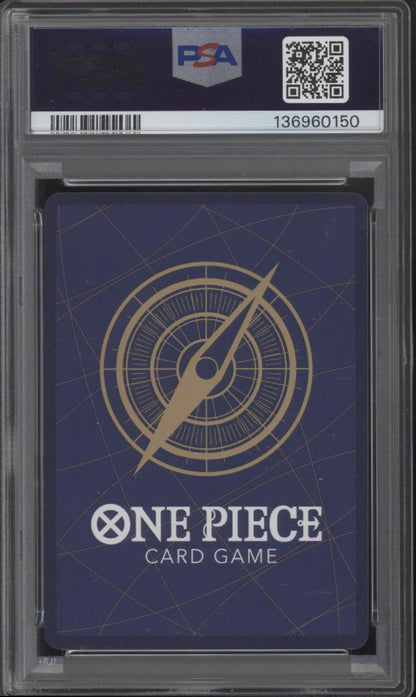 Tashigi One Piece Card Game Legacy of the Master Special Alt Art #050 PSA 10