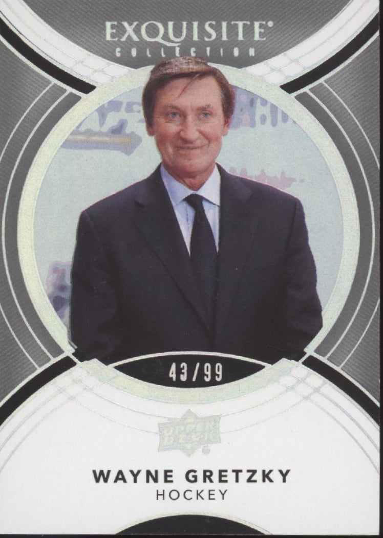 Wayne Gretzky 2021-22 Upper Deck Exquisite 43/99 #V-WG