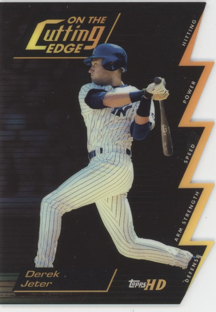Derek Jeter 1999 Topps HD On the Cutting Edge Die-Cut #CE7