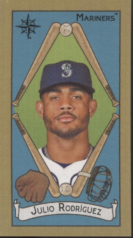 Julio Rodriguez 2025 Topps 206 Mini Base #249