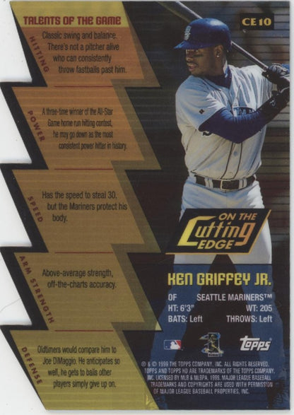 Ken Griffey Jr. 1999 Topps HD On the Cutting Edge Die-Cut #CE10