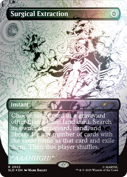 Magic the Gathering: Secret Lair x Marvel - Spider-Man: Venom Unleashed (Inks) [Rainbow Foil Edition]