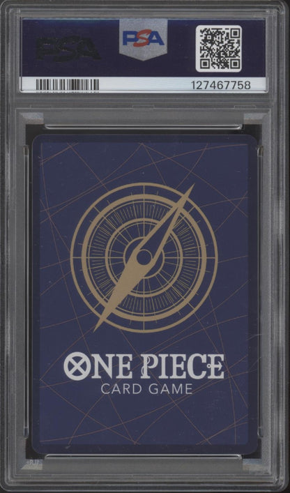 Shanks One Piece Card Game A Fist of Divine Speed Special Alt Art #004 PSA 10