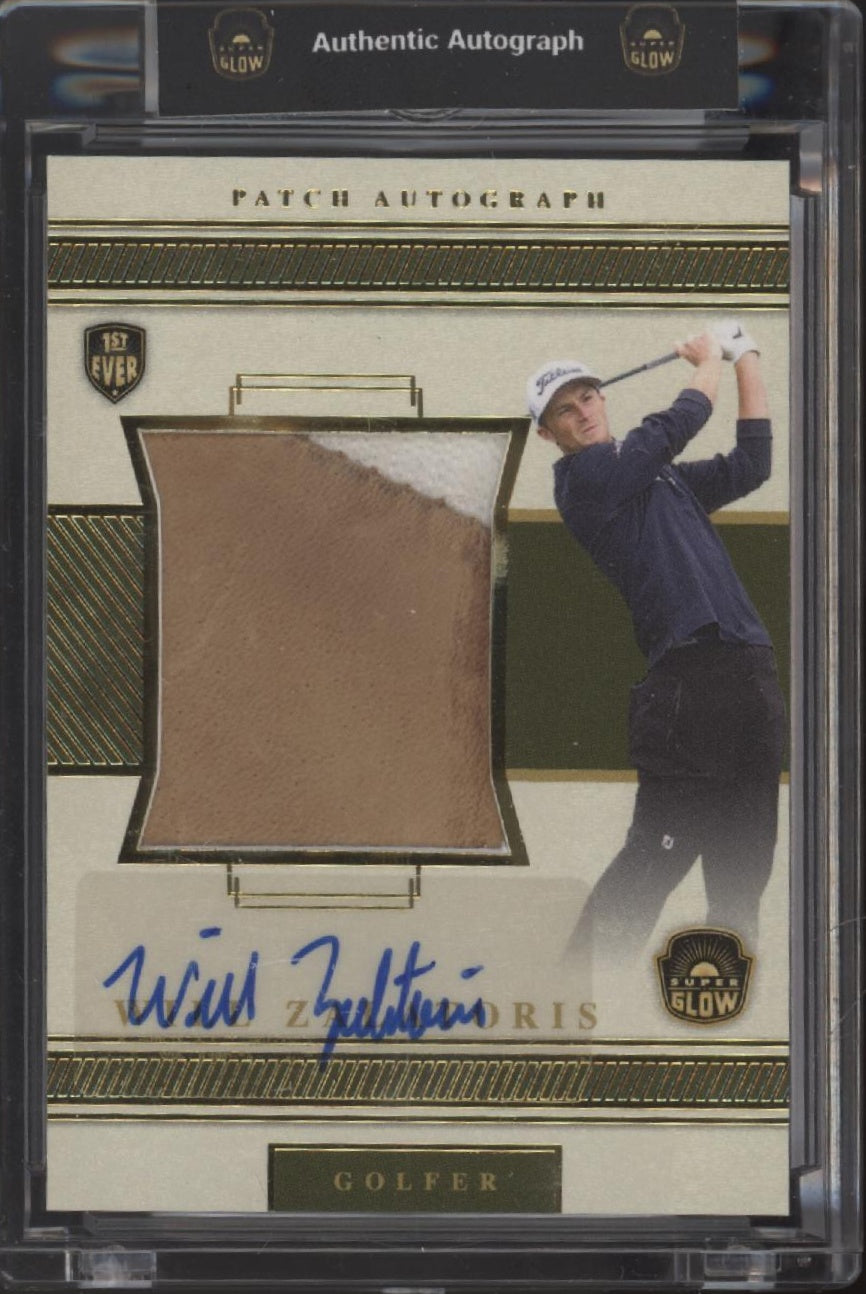 Will Zalatoris 2021 Super Products Super Glow Relic Auto 12/45 #77
