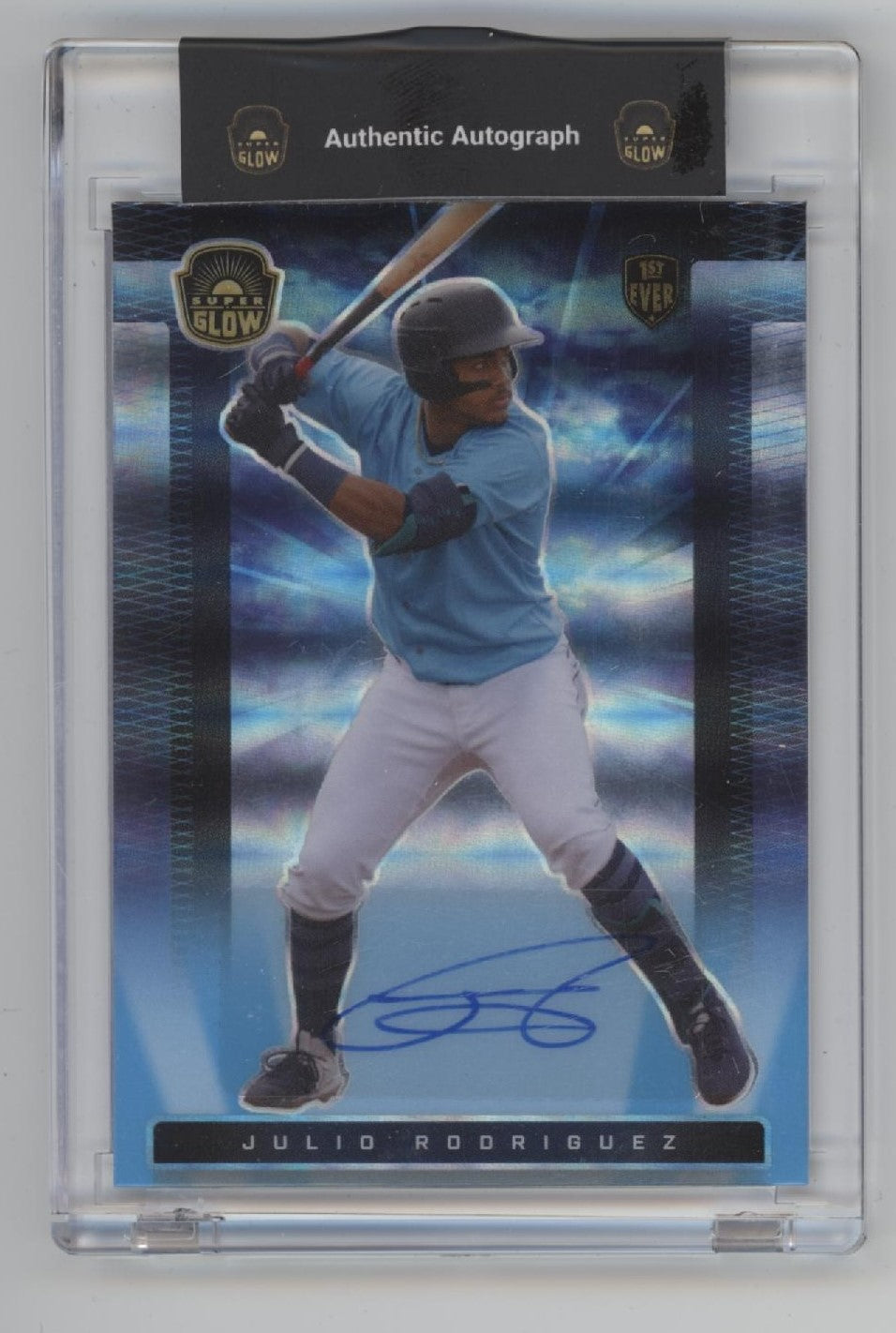 Julio Rodriguez 2021 Super Products Super Glow Auto #43