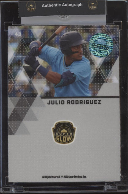 Julio Rodriguez 2021 Super Products Super Glow Auto #43