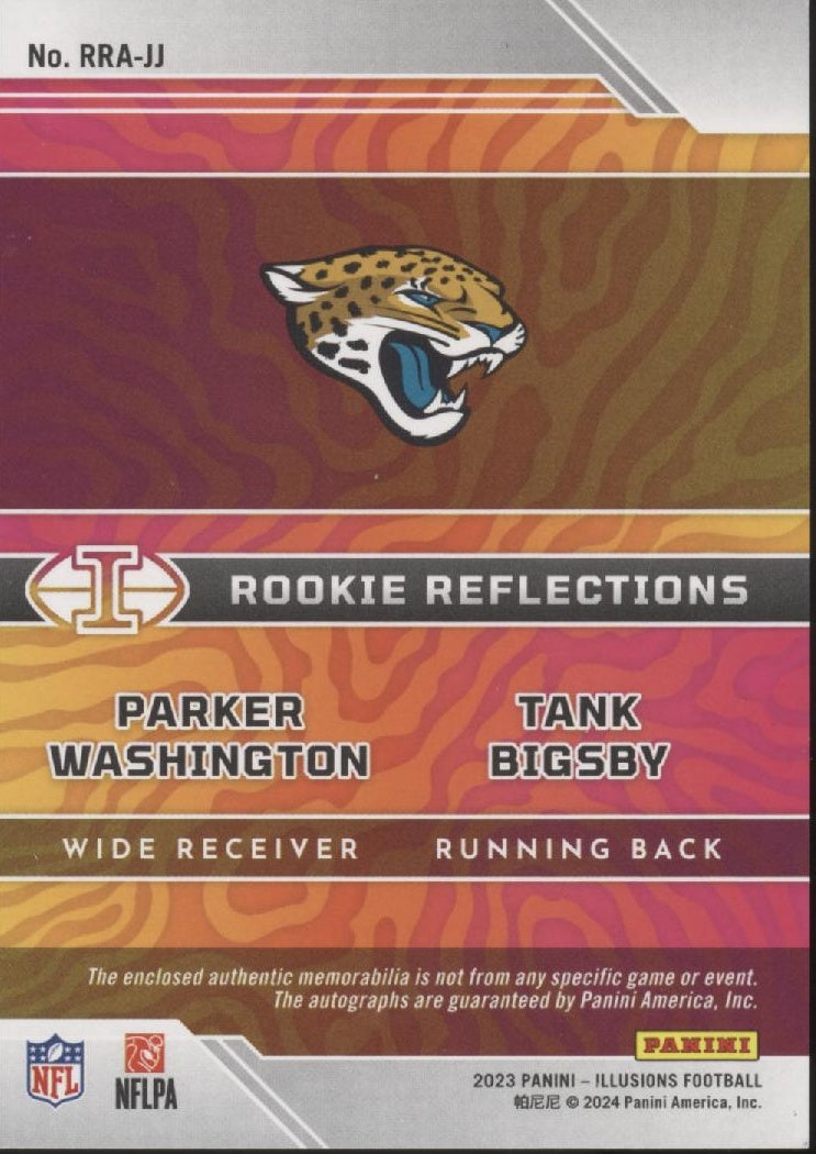 Parker Washington / Tank Bigsby 2023 Illusions Reflections Swatch RC Autos