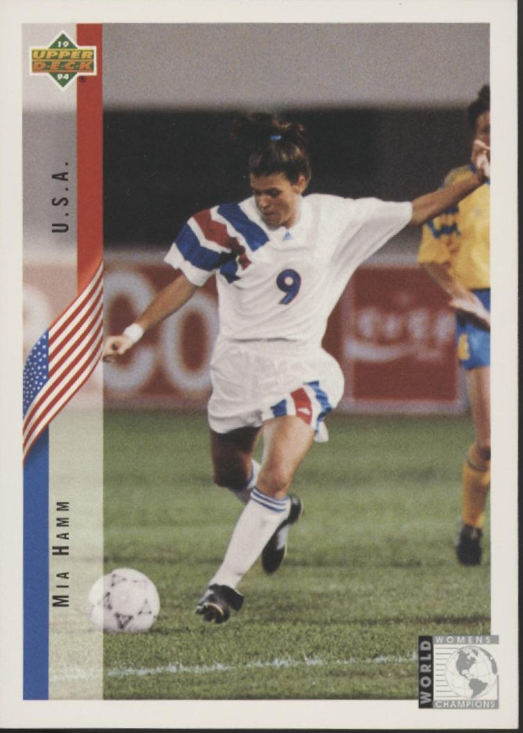 Mia Hamm 1994 Upper Deck Women's World Champions #268