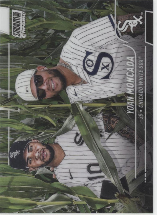 Yoan Moncada 2022 Topps Stadium Club Chrome Refractor #58
