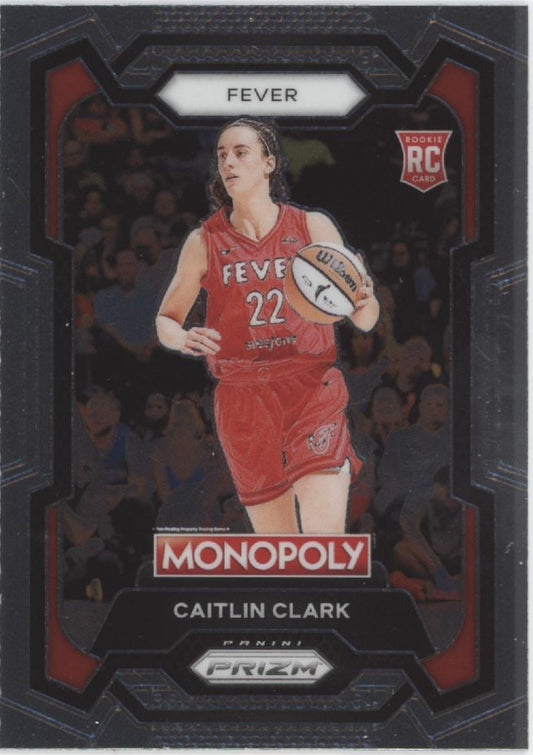Caitlin Clark 2024 Panini WNBA Monopoly Prizm RC #65