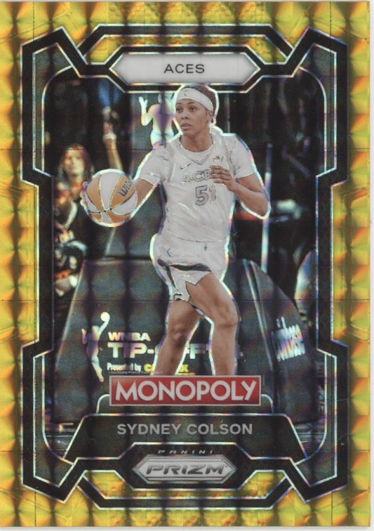 Sydney Colson 2024 Panini WNBA Monopoly Prizm Gold Prizm 17/49 #23