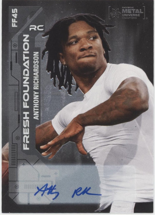 Anthony Richardson 2023 Metal Universe Champions Fresh Foundation RC Auto 31/49