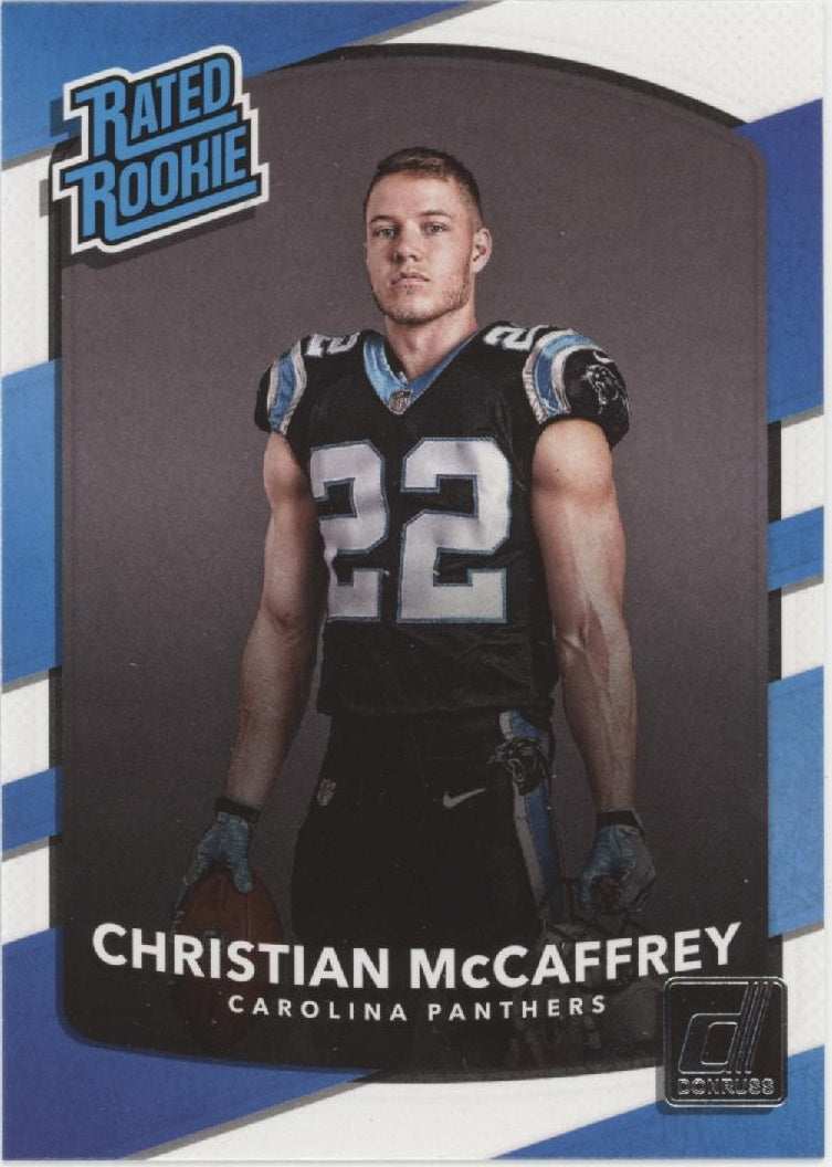 Christian McCaffrey 2017 Panini Donruss Rated Rookie RC #318 #2