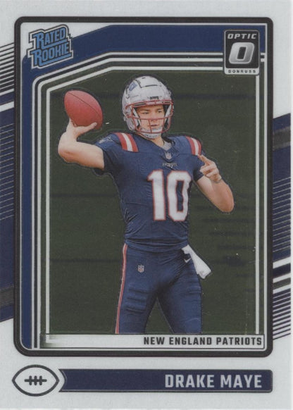 Drake Maye 2024 Panini Donruss Optic Rated Rookie RC #229