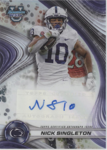 Nick Singleton 2024 Bowman's Best University Refractor Auto #BOA-NSI