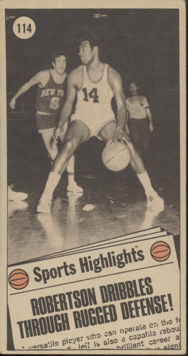 Oscar Robertson 1970-71 Topps All Star #114 Milwaukee Bucks VG