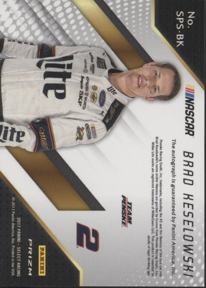 Brad Keselowski 2017 Panini Select Print Schemes Prizm Auto #SPS-BK